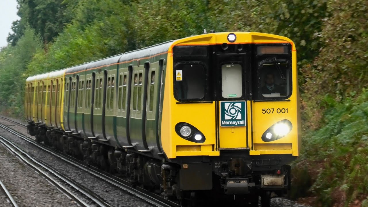 Merseyrail The Class 507 Farewell Tour , 'The Wirral Swan Song' With BR Blue 507001 & 507003