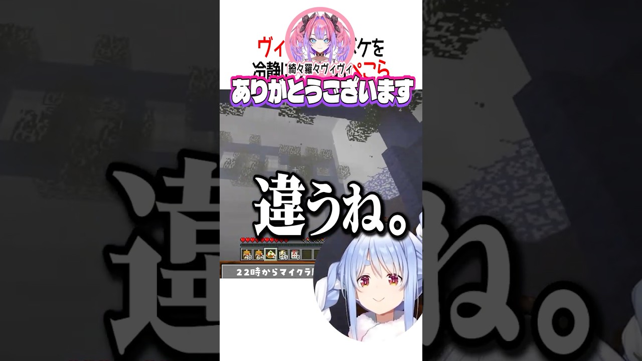 ヴィヴィの小ボケを冷静にツッコむぺこら【ホロライブ切り抜き/Hololive】#shorts