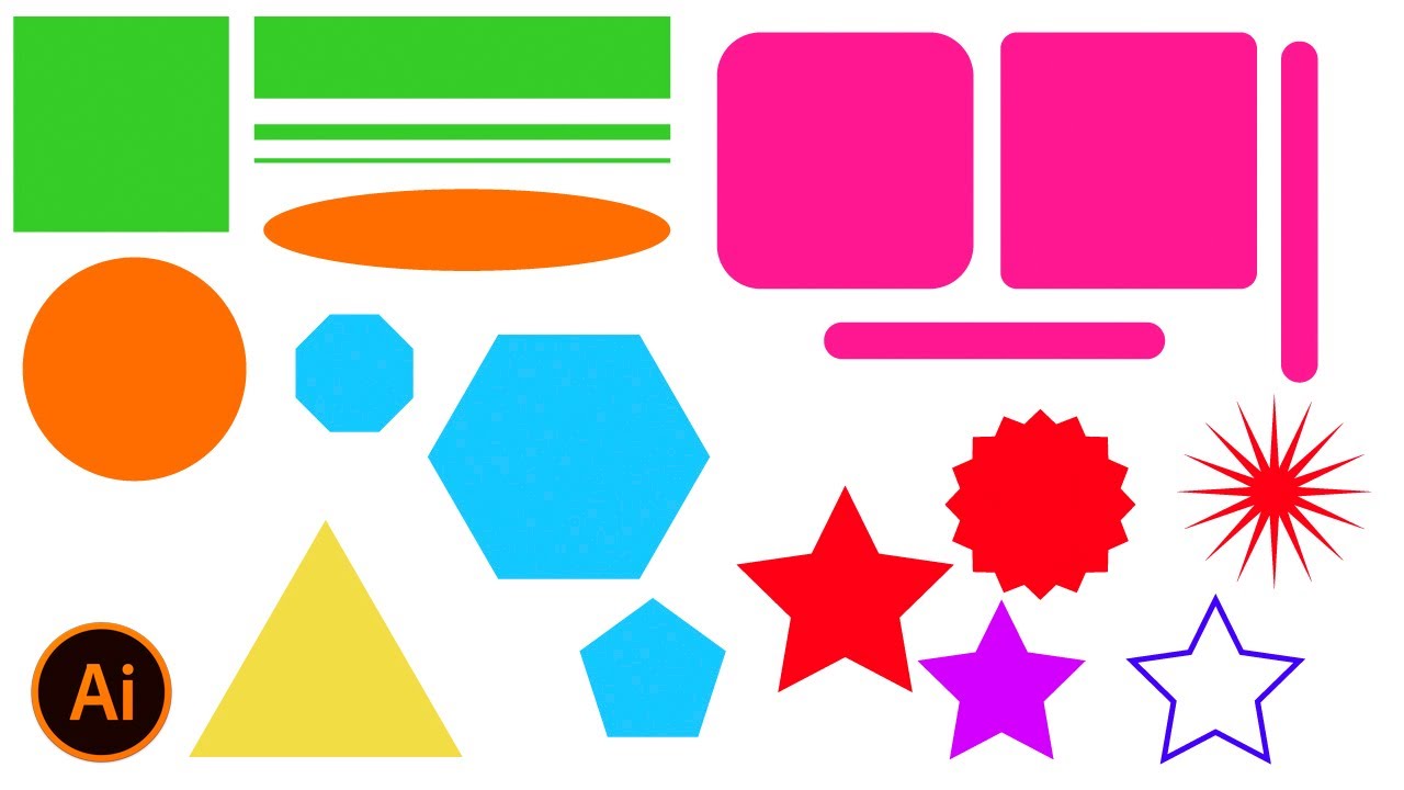 Crear Formas En Illustrator Parte 01 YouTube crear-formas-en-illustrator-parte-01-youtube