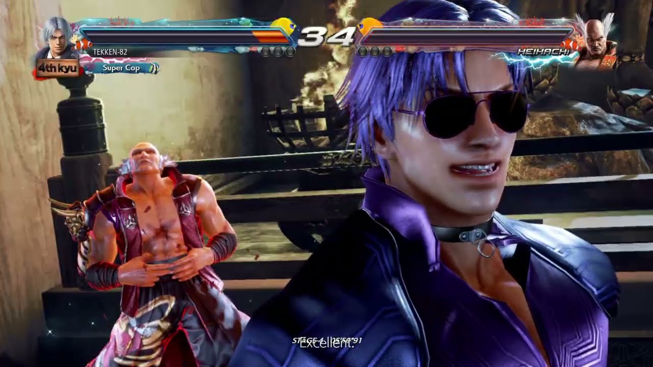 TEKKEN 7 - Lee preset 2 Arcade Battle (Ultra hard) HD - YouTube