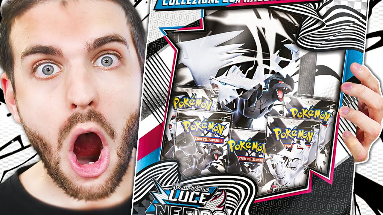 APRO LE COLLEZIONI POKEMON FUOCO BIANCO E LUCE NERA CON ALBUM ZEKROM E ...