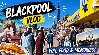 Blackpool Seafront Today: Busy Crowds & A Close Call Escape!