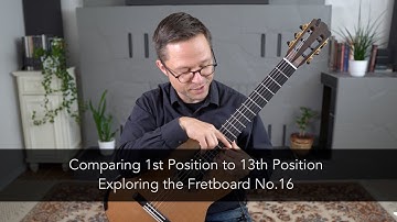 Exploring the Fretboard No.16: Comparing 1st Position to 13th Position on Guitar