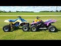 Yamaha Banshee vs Suzuki Quadzilla!!! (YOU NEED TO SEE THIS RACE)