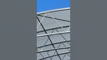 Bird Exclusion Netting Installation at Amazon Facility