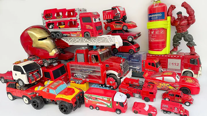 Bộ sưu tập đồ chơi ô tô Cứu hộ HOT WHEELS Biến hình màu đỏ - Optimus Prime Đại chiến Quái Thú Robot