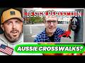 American Reacts to Australia’s Genius Crosswalk Buttons (ft. Billie Eilish)