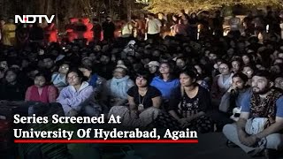 BBC Series Screened At Hyderabad University Again. 