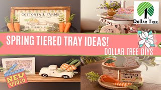 Celebrity ALL NEW EASTER AND SPRING TIERED TRAY DECOR IDEAS | DOLLAR TREE DIY IDEAS | DECORATE WITH ME! 🌸 Wealth