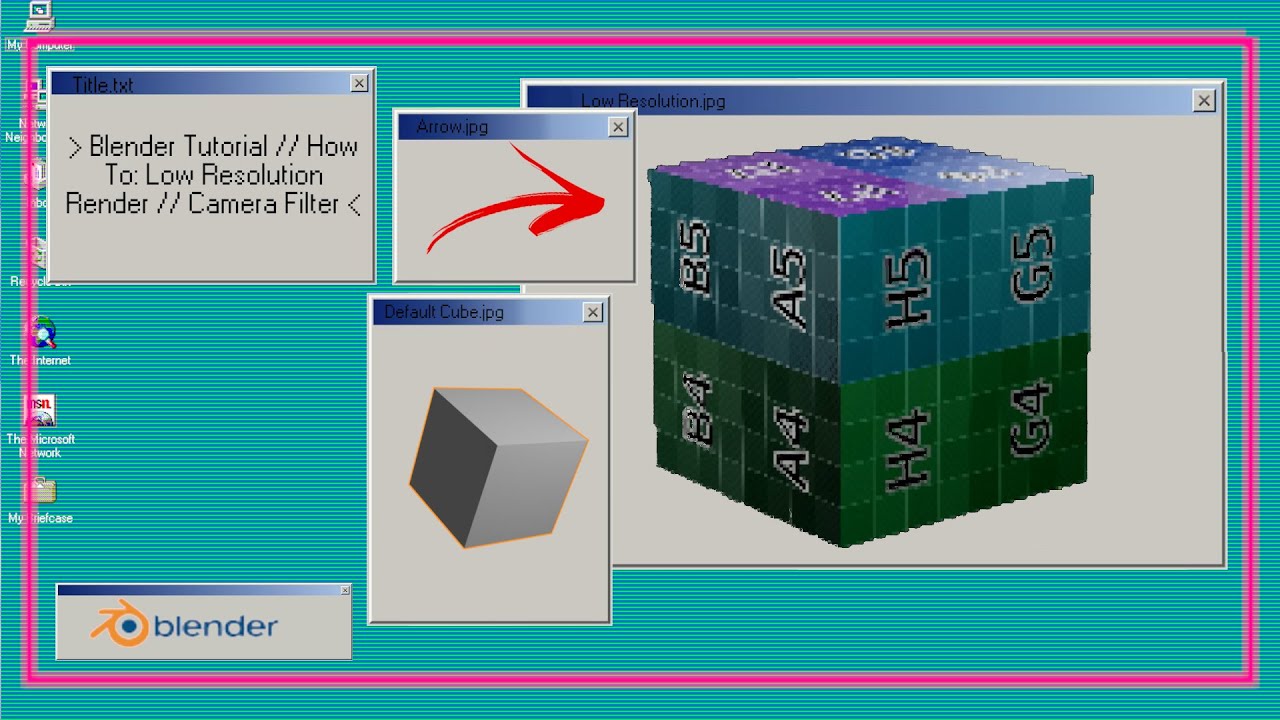 Blender Tutorial How To Low Resolution Camera Setting Filter blender-tutorial-how-to-low-resolution-camera-setting-filter