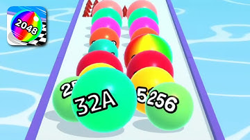 Ball Run 2048 - All Levels NEW UPDATE Gameplay Level 296 to 313 Full Tablet Mobile