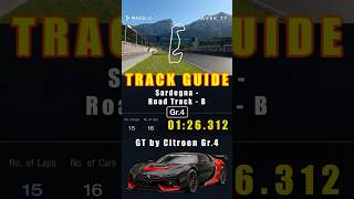 GT7 Track Guide- Week 77 - Sardegna Road Track B in GT by Citroen Gr 4 Hot Lap