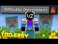 I beat fundys new impossible difficulty in minecraft first try