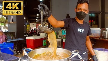 [4K]Trying Shah Alam Gearbox Mutton Soup | Makan Soup Kambing Mamak Style Malaysia 2023 | Sup Tulang