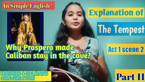 The Tempest Act 1 scene 2 || in simple English ||part 12||by Shakespeares fantasies