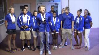 Medal Winning Swim Team Return, June 28 2012