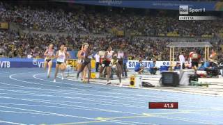 800m women Semifinals heat 2 IAAF World Championships Daegu 2011