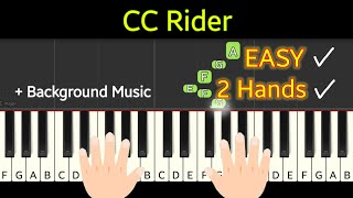 CC Rider | American Traditional Song | piano two hands easy