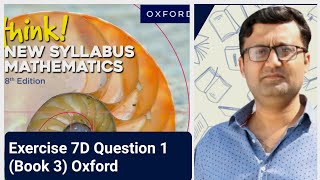 Exercise 7D (Volume and Surface Area of Shapes) Question 1 New Syllabus Mathematics 8th Edition B...