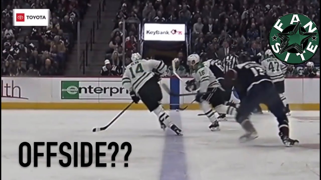 Jamie Benn Offside? Disallowed goal vs Colorado on Jan 14th 2020