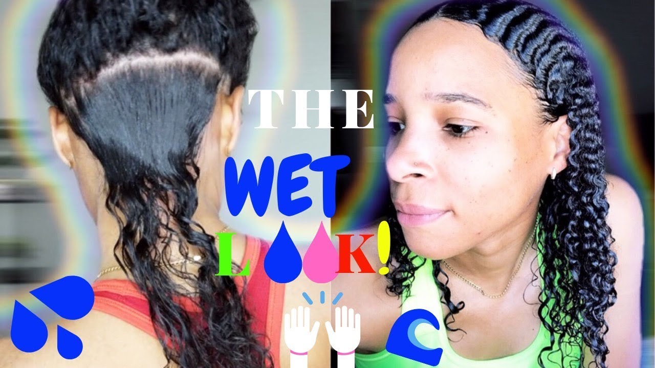 THE WET LOOK ON NATURAL CURLY HAIR VERY DETAILED TUTORIAL! YouTube