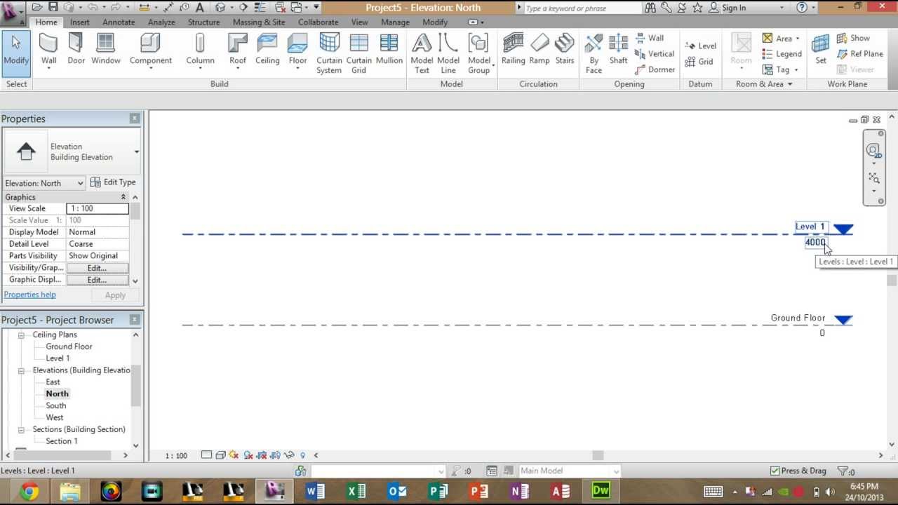 Autodesk Revit Architecture 2012 - How to make more floor levels - YouTube