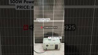 Capacity:510Wh (Li-ion) Input:1*DC:240W MaxUSB-C:100W MaxOutput:1*AC: 800W