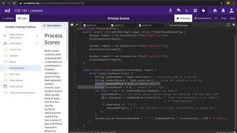 ProcessScores Eric Xue CSE142