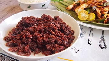 Easy Homemade Sambal Chilli w/ Dried Shrimp Recipe 自制叁巴辣椒 For Sambal Fish/ Sotong/ Fishball Noodles