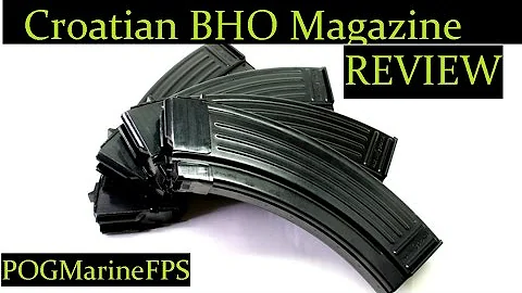 Croatian Bolt Hold Open Magazine - Review - Good as a Yugo BHO Mag?
