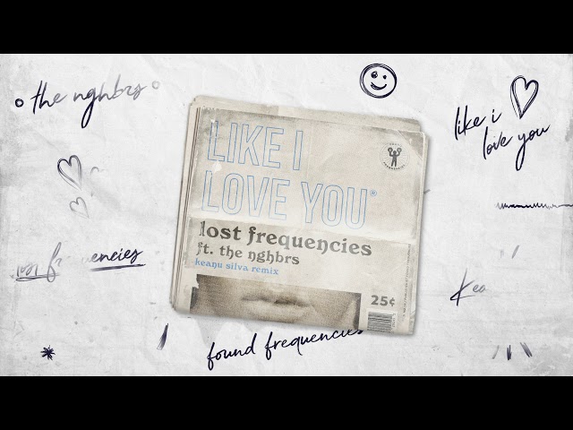Lost Frequencies & The Nghbrs - Like I Love You (Keanu Silva R