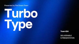 CSC301: Software Engineering - TurboType
