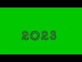 Футаж 2023 на Хромакее 🟩 Background 2023 Green Screen