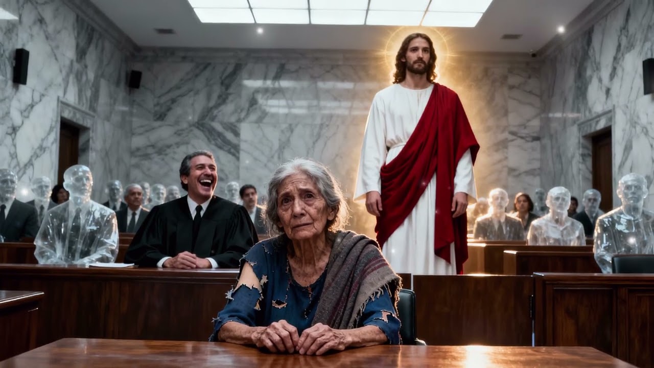JESÚS HIZO PAGAR AL JUEZ QUE SE RIO DE UNA MUJER HAMBRIENTA… EL VEREDICTO FINAL FUE CELESTIAL