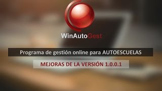 Plataforma online para autoescuelas - WinAutoGest Versión 1.0.0.1 screenshot 4