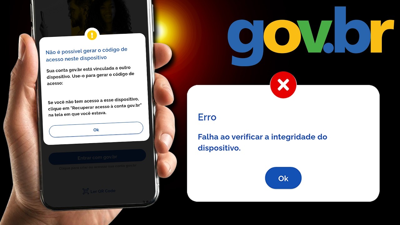 Não é Possível Gerar o Código de Acesso neste Dispositivo gov.br - YouTube