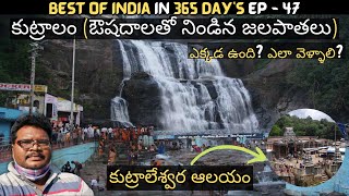 Kutralam waterfalls full tour in telugu | Kutralanathar temple | Kutralam information | Tamilnadu