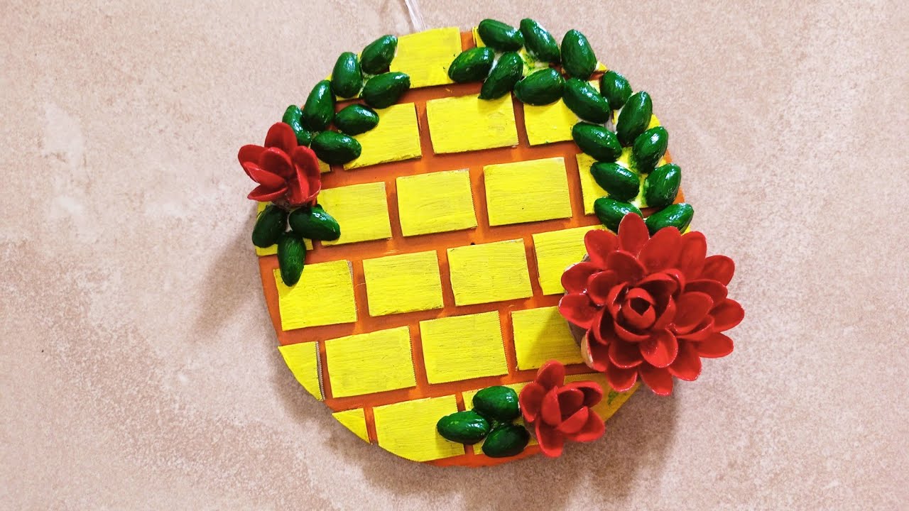 Pista shell craft ideas || amazing craft||  art and craft videos|| 5c hand tube || wall hanging.