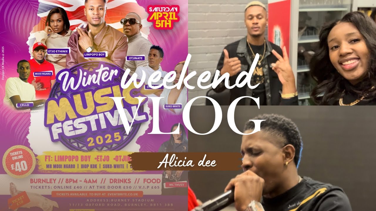 Winter Music Festival Vlog ||Namibian YouTuber based in Uk