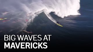 Surfers Ride Big Waves At Mavericks Surfers Ride Big Waves At Mavericks