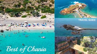 CHANIA CRETE travel guide Beaches Gorges Monasteries Villages Holiday resorts in 4K