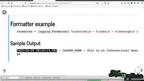 Learn How to Log with Python