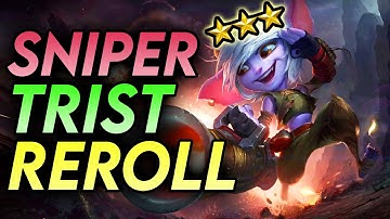 *HOW TO PLAY YORLDE TRISTANA REROLL ⭐⭐⭐ 3 STAR TRISTANA*  - TFT SET 6 Guide Best Ranked Comp