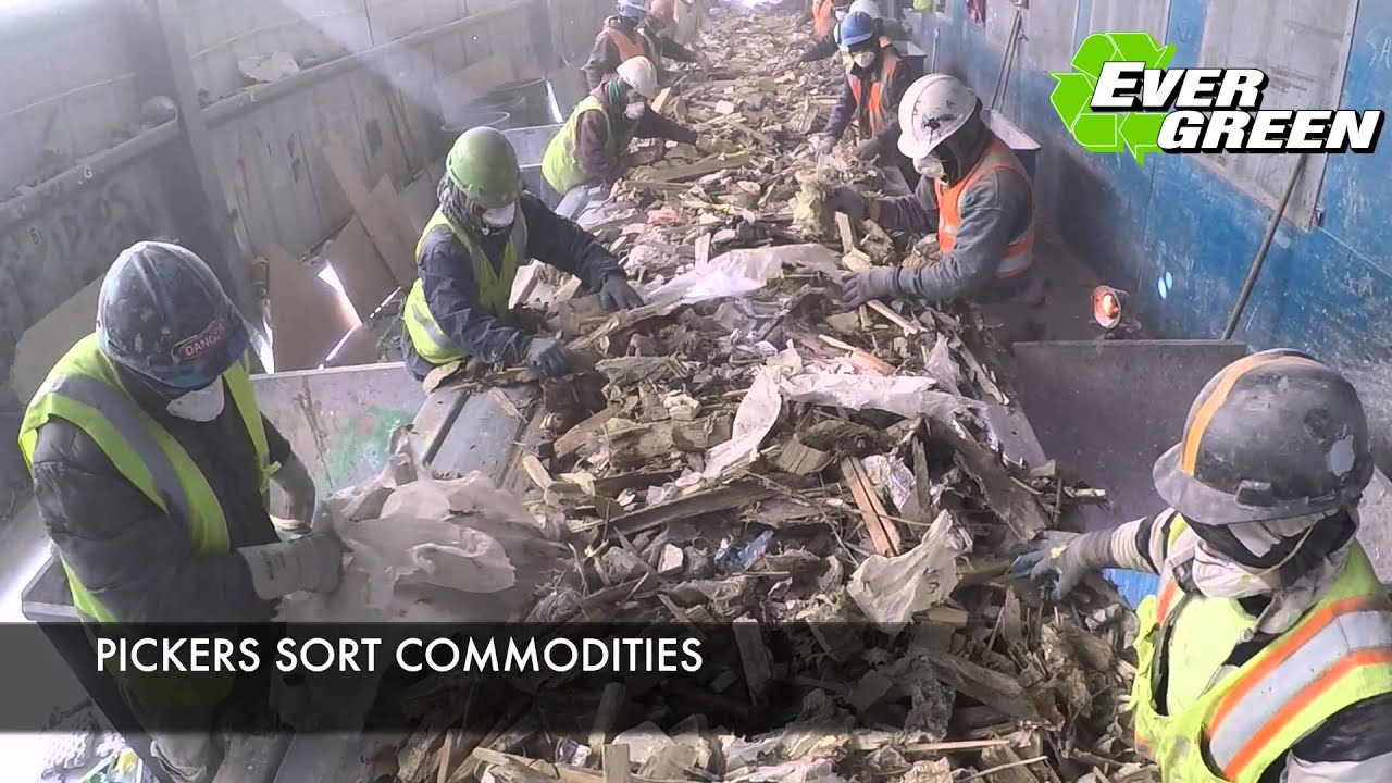 Evergreen Recycling Solutions Recycling Plant Process ver 3.0 YouTube