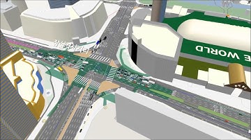 Jamsil Simulation using VISSIM