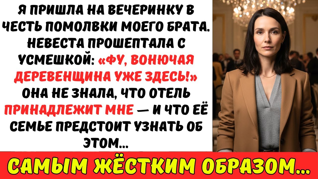 На помолвке брата меня ВЫСМЕЯЛИ — но я раскрыла, что ВЛАДЕЮ их компанией, и…