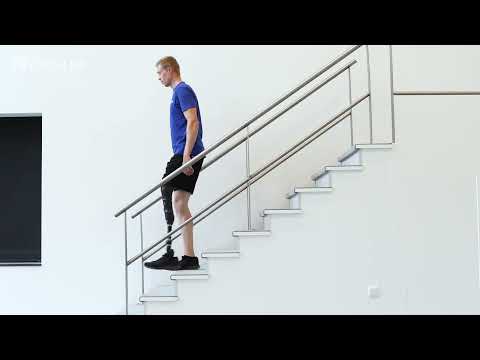 Stair Descent - Step By Step (Transtibial Functional Training)