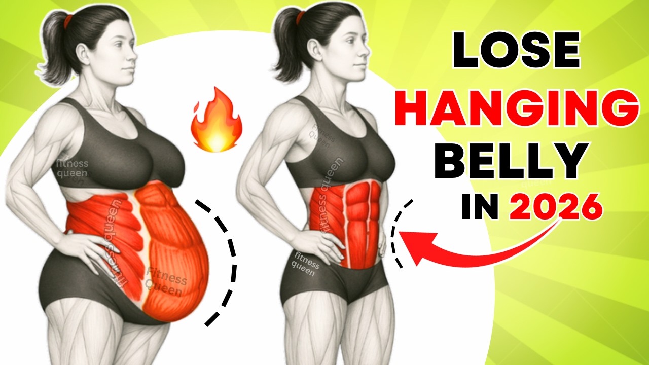 ➜LOSE YOUR HANGING BELLY FAT Over 50 in 1 Week🔥 The Best 30 MIN Abs Exercises - No Jumping -Emma Fit