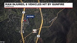 Police: Man injured, 6 vehicles hit by gunfire at Asheville apartment complex