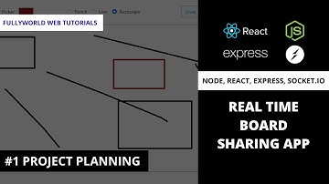 #1 Project Planning Using Trello | Node Js React Js Real-Time White Board Sharing App